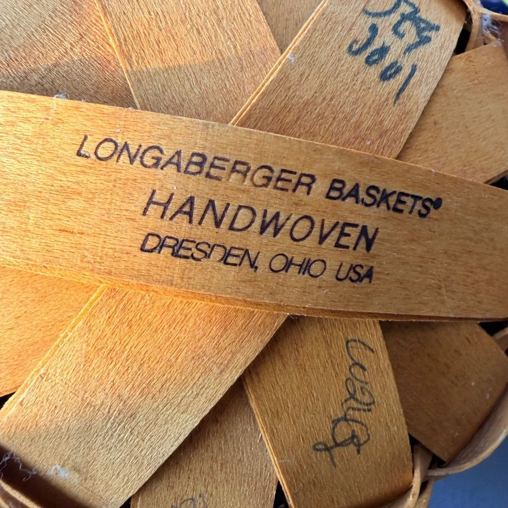 Longaberger handwoven hanging